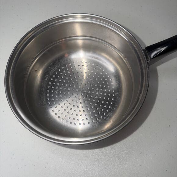 Saladmaster 8" Double Boiler Steamer Insert Strainer Colander Stainless Steel - Picture 6 of 6